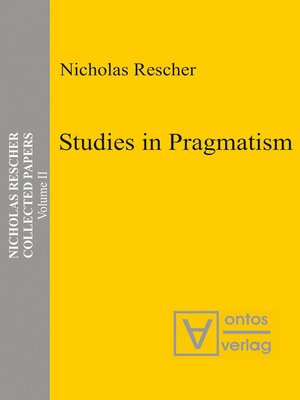 cover image of Studies in Pragmatism